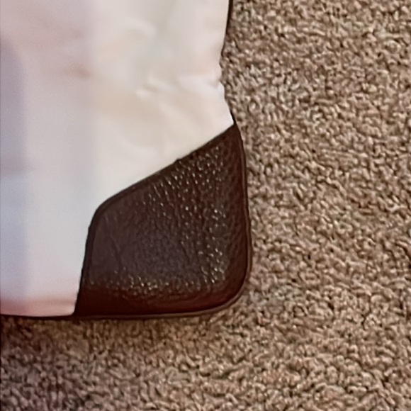 Burberry Packable Shopping Tote in Canvas & Leather - Picture 7 of 9